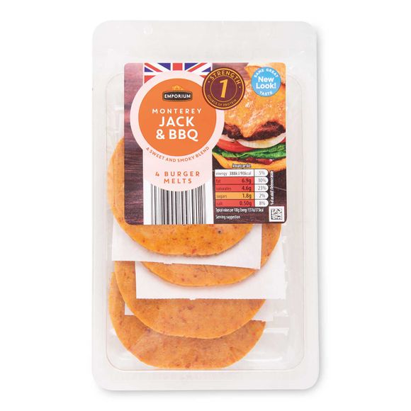 Monterey Jack & BBQ Burger Melt 100g Emporium